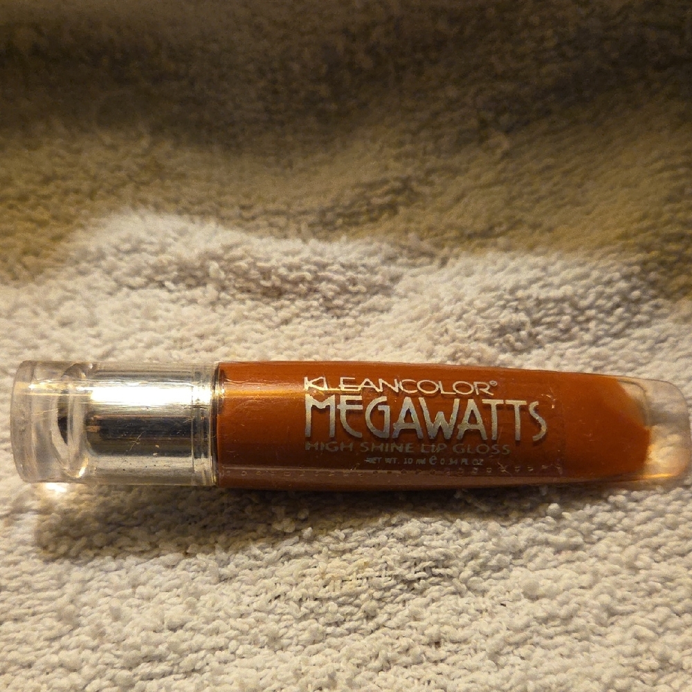 Kleancolor Orange Lip Gloss High Shine Megawatts